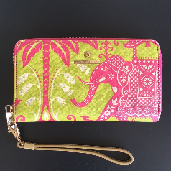 Spartina 449 Handbags - Spartina 449 Large Zip Around Wristlet